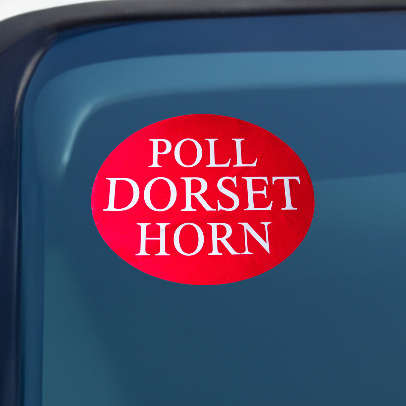 Red Windscreen Sticker